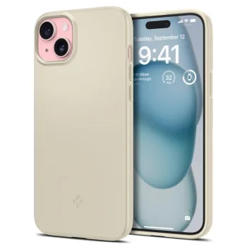 Apple iPhone 15 6.1'' Spigen Thin Fit Case Cover, Beige