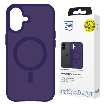 Phone Case 3mk Smoke MagCase iPhone 17 Purple Translucent