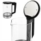 Electric Kettle, Glass, 1500W, 2L, LED Illumination, Black