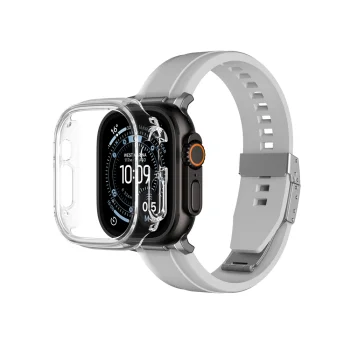 Apsauginis dėklas AmazingThing Minimal laikrodžiui Apple Watch Ultra 3 49 mm, skaidrus