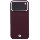 BMW Sign Deboss Quilted Metal Logo MagSafe Case for iPhone 18 Pro Max / 17 Pro Max - Burgundy