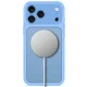 Tech-Protect MagPeak MagSafe CC Case for iPhone 18 Pro Max / 17 Pro Max, Matte Light Blue