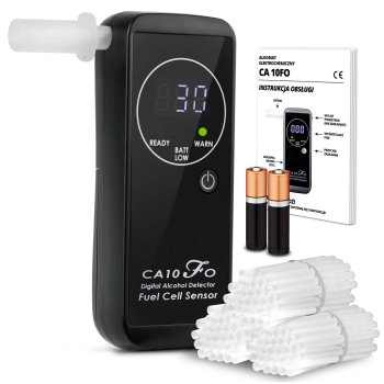K-Pro CA-10FO Electrochemical Breathalyzer with Mouthpieces