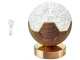 LED Night Light Football, 3 Light Modes, USB-C, White/Gold