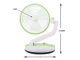 Wireless Foldable Adjustable Floor Table Fan with LED Lighting, 15-44 cm, Green