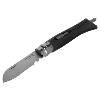 Opinel No. 09 Pocket Knife with Bit Set, Grey