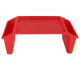 Portable Laptop Table with Organizer, Red