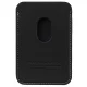 Audi Synthetic Leather Magnetic MagSafe Wallet, Black