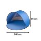 Large Pop Up Beach Tent XL Sun Shelter 146x146 cm with Carry Bag, Blue