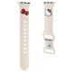 Hello Kitty Silicone Kitty Head dirželis Apple Watch 38/40/41 mm, smėlio spalvos