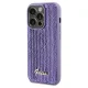 Guess iPhone 13 Pro Max Case Sequin Script Metal, Purple