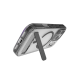 ZAGG Santa Cruz Snap KS MagSafe Case with Stand iPhone 17 Pro - Clear and Black