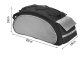 Comfortable Bicycle Bag on the Trunk 13L, Black