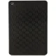 Karl Lagerfeld Saffiano Monogram Ikonik Folio Case for iPad 10.2\" (7th Gen) - Black