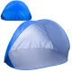 Large Pop-Up Beach Tent with UV Protection, Blue