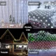 LED Net Lights 9.8ft x 9.8ft (240 LEDs) Indoor Outdoor, Cold White