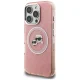 Karl Lagerfeld IML Glitter Karl & Choupette MagSafe Case for iPhone 16 Pro Max, Pink