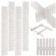Adjustable Drawer Dividers Organizer, Set of 4, Beige