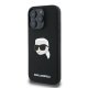 Karl Lagerfeld Silicone Karl Head Print MagSafe Phone Case Cover iPhone 16 Pro Max - Black