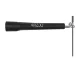 4Fizjo STANDARD+ Skipping Rope with Metal Bearings and Steel Cable, 300 cm, Black