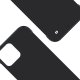 3mk Just20g Matt Case for Apple iPhone 15, Matte Black
