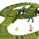 Dinosaur Race Car Track Playset with Toy Car 240 Pieces