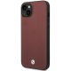Apple iPhone 14 6.1\'\' BMW Leather Diamond Pattern Case Cover (BMHCP14S22RFGR), Burgundy