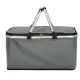 Foldable Thermal Picnic Basket, 25L, Grey