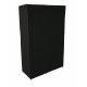 Portable Closet Wardrobe Clothes Organizer with Shelves, black