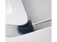 Piekarināma Silikona Tualetes Birste, Balts/Pelēks | Silicone Toilet Brush