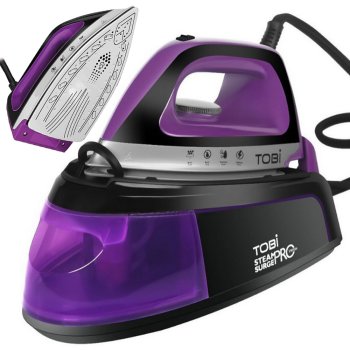Steam Generator Iron TOBI Steam Surge PRO 2400W with Ceramic Soleplate