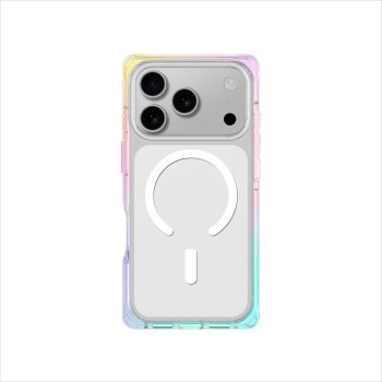 AmazingThing Omni Phone Case Cover iPhone 17 Pro compatible with MagSafe - transparent-rainbow