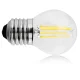 Maclean E27 LED Filament Bulb G45, 6W, 720lm, Warm White 3000K, MCE284
