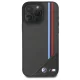 BMW M Meshed Tricolor Stripes MagSafe Case for iPhone 16 Pro Max - Gray