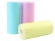 Self-Adhesive Thermal Printer Paper 55mm for Mini Printers, 3 Rolls, Assorted Colors