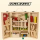 Kruzzel Wooden Tool Box and Accessory Set for Kids