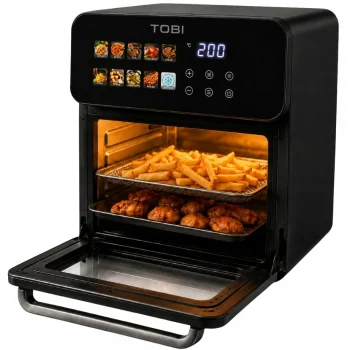 Air Fryer 16L, 2400W, 10 Modes, Black
