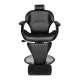 Gabbiano Igor Barber Chair, Black