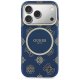 Guess IML Peony Dot MagSafe Phone Case Cover iPhone 17 Pro - Blue
