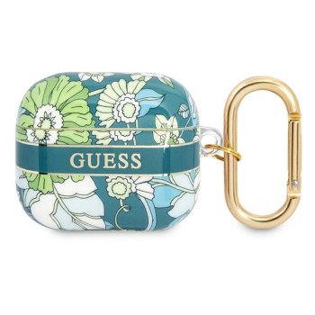 Guess AirPods 3 Case Flower Strap Collection Green