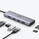 Ugreen 6-in-1 USB-C Hub - 3x USB 3.2 / HDMI 4K 60Hz / SD / TF, Gray