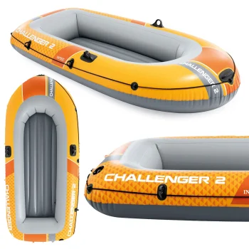Intex 66312 Challenger 2 Inflatable Boat, 236x114x41 cm