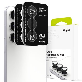 Ringke Camera Frame Protector 2-pack  Samsung Galaxy S25 FE - Black