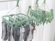 Hanging Drying Rack with 32 Clips for Socks, Underwear, and Small Items, Green