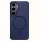 3mk Smoke MagCase for Samsung Galaxy S25 - Blue-Translucent