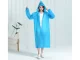 Waterproof Rain Poncho with Hood, Packable Lightweight Raincoat for Adults, Blue