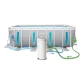 Intex 26770 Rectangular Frame Pool 400 x 200 x 122 cm with Filter Pump Set