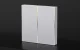 Smart light switch Avatto TS60-EU-W2, 2-gang, Wi-Fi, white