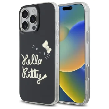 Hello Kitty iPhone 16 Pro Max Case IML Golden Diva MagSafe, Black