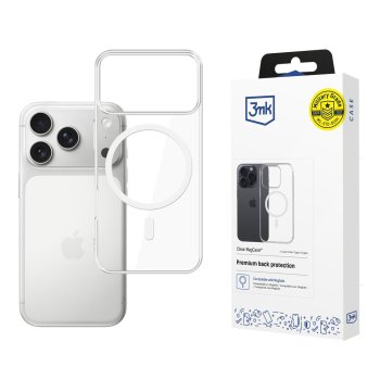 3mk Clear MagCase for Apple iPhone 17 Pro, Transparent